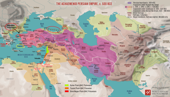 Achaemenidian-Persian (Iranian) Empire, cBCE 518-465.08